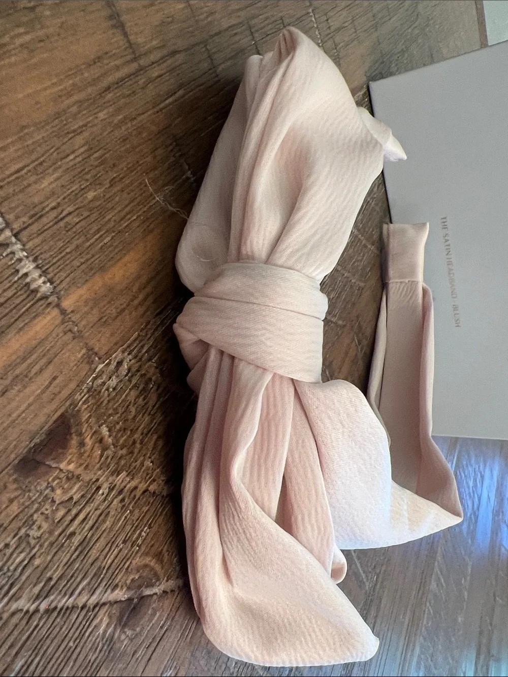 Kristin Ess Satin Headband - Blush new